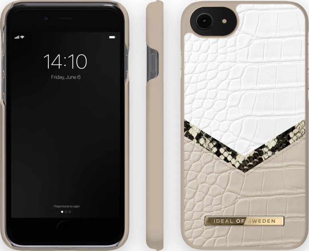 iDeal of Sweden Atelier Case iPhone 8/7/6/6s/SE - Dusty Cream Python