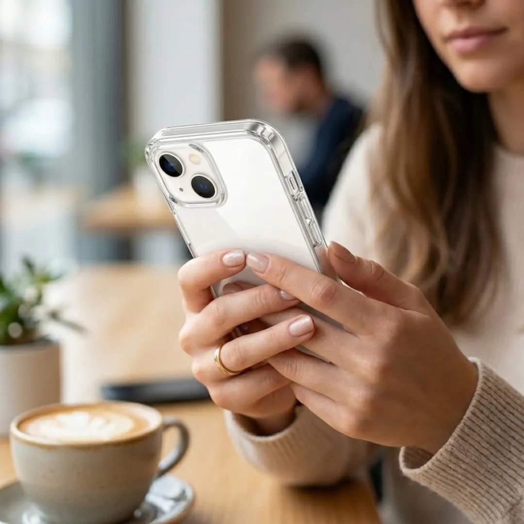 NUVEX Transparant TPU Hoesje iPhone 13 Mini