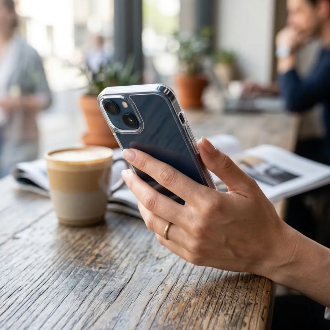 NUVEX Transparant TPU Hoesje iPhone 13 Mini