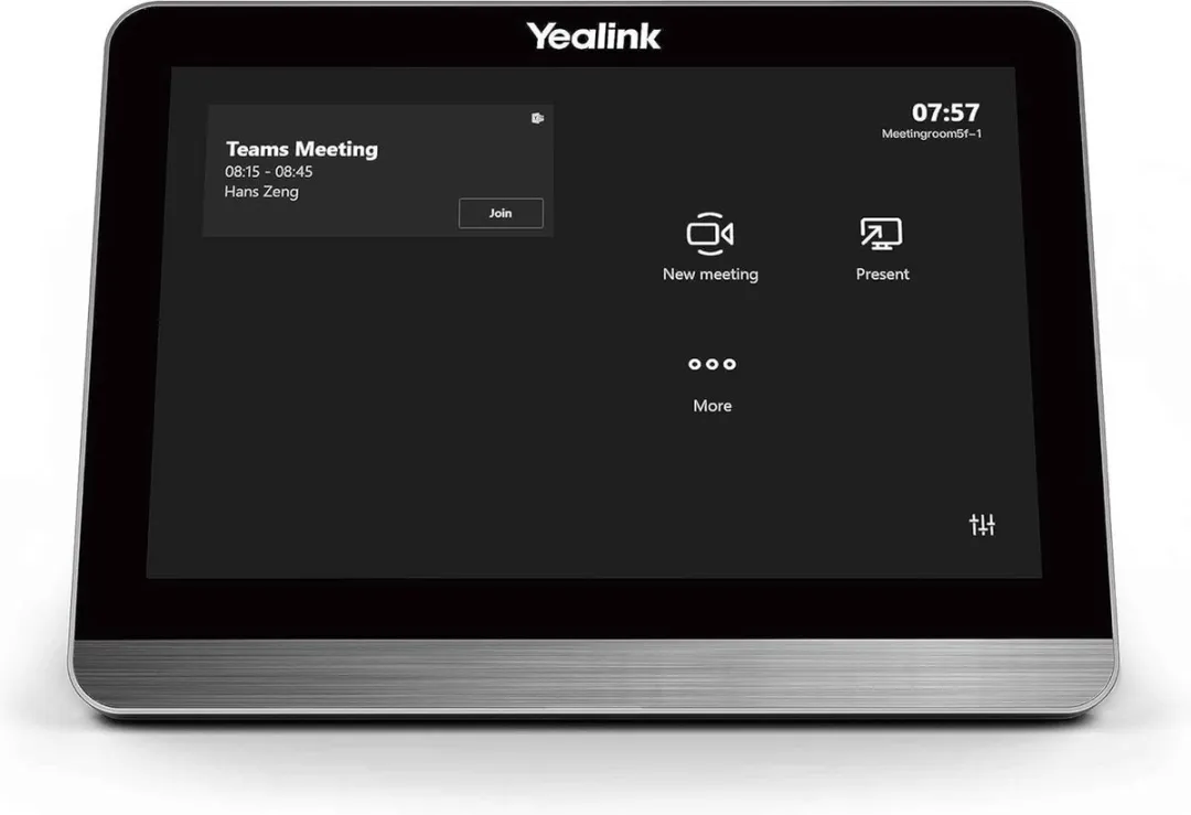Yealink CTP18 STD 1303047 Touchscreen Telefoon - 8" - Zwart