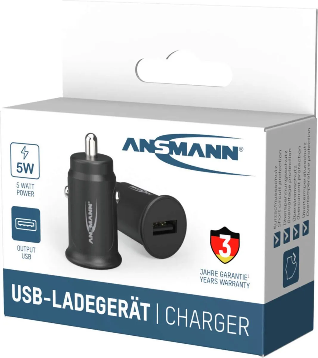 Ansmann InCar CC105 USB-oplader 5W