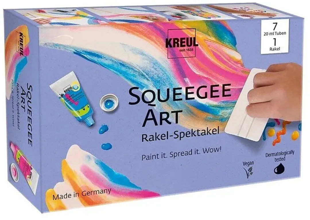 Kreul Kids Art Squeegee Set 7 Stuks