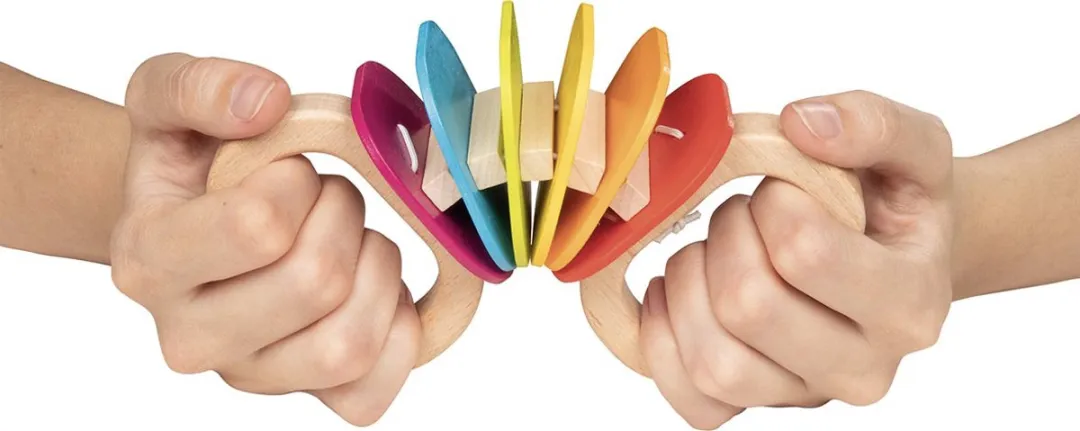 Goki Regenboog Klapper Hout