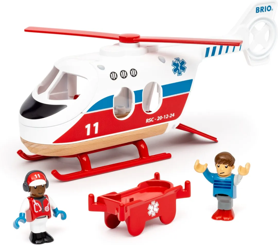 BRIO World Reddingshelikopter 36002 - Multikleur