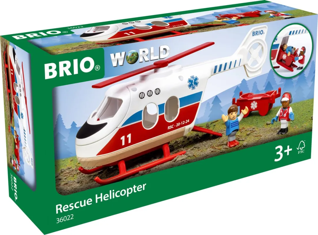 BRIO World Reddingshelikopter 36002 - Multikleur