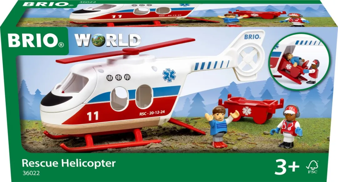BRIO World Reddingshelikopter 36002