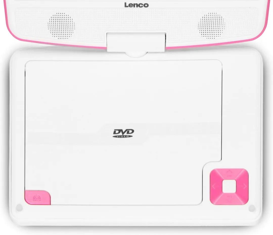 Lenco DVP-920PK Draagbare DVD-speler - Roze/Zwart