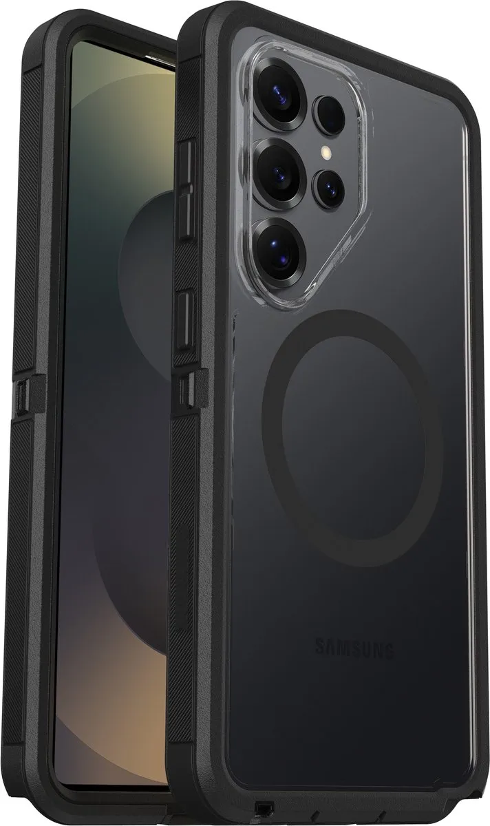 OtterBox Defender Pro XT Clear Series 77-99911 Hoes Samsung Galaxy S24 Ultra - Zwart/Transparant - afbeelding 6 van 6