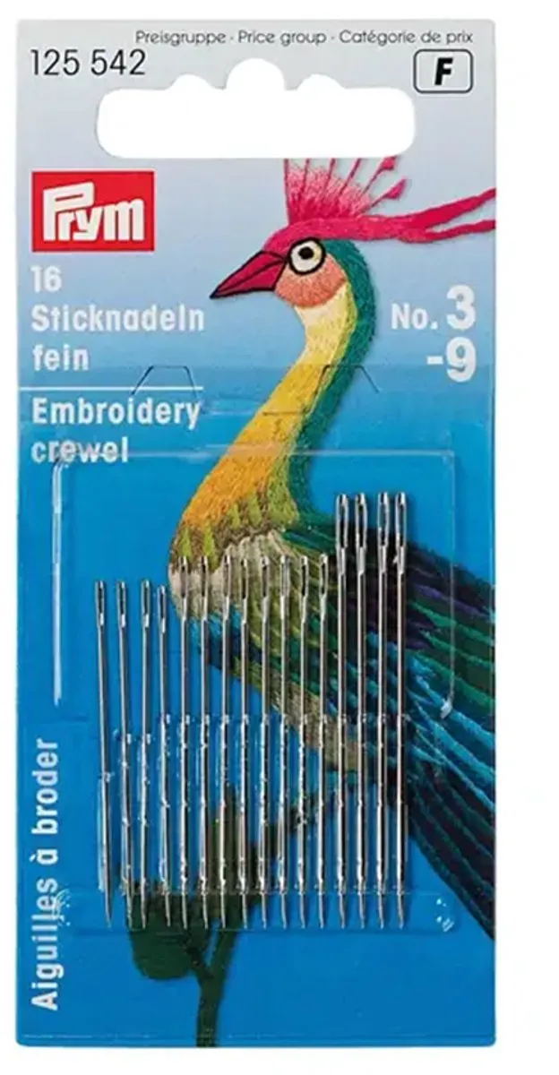 Prym Borduurnaalden nr. 3-9