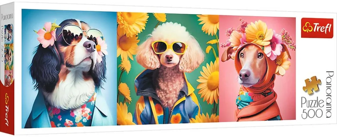 Trefl Doggie Fashion Week Puzzle 500 Stuks