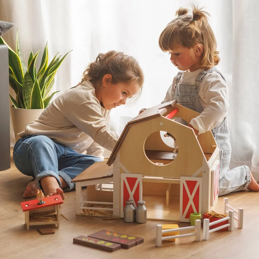 Eurekakids Houten Speelgoedboerderij - Multi - afbeelding 5 van 6