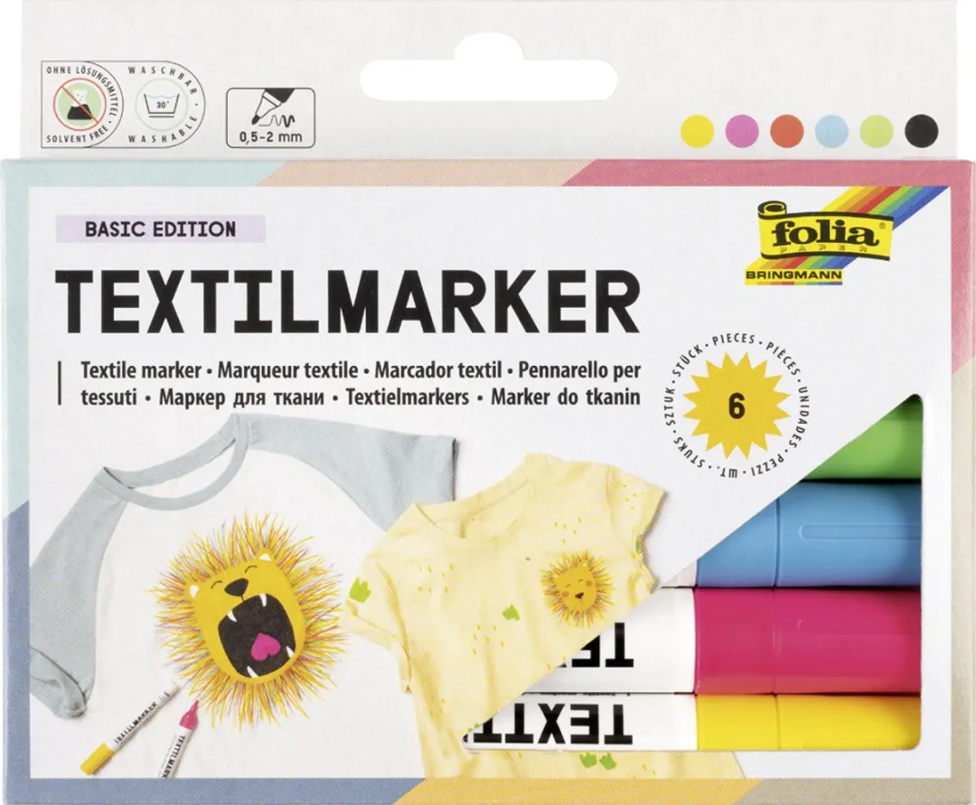Folia Textielstift Assorti