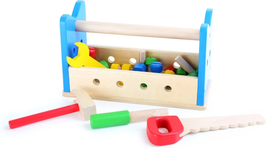 Small Foot Toolbox & Werkbank 2-in-1 Multicolor