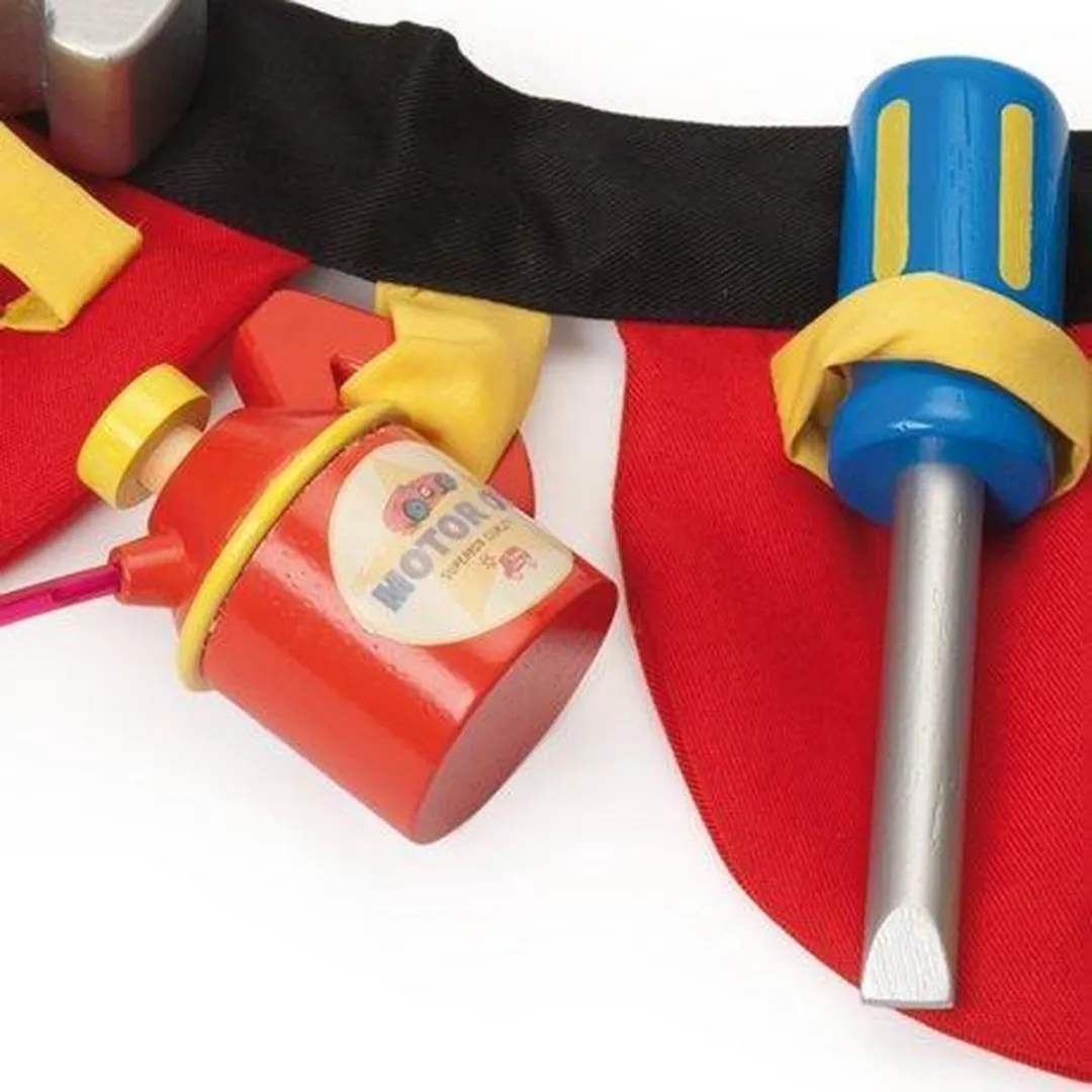 Le Toy Van Gereedschapsriem - Rood/Geel/Blauw/Zwart