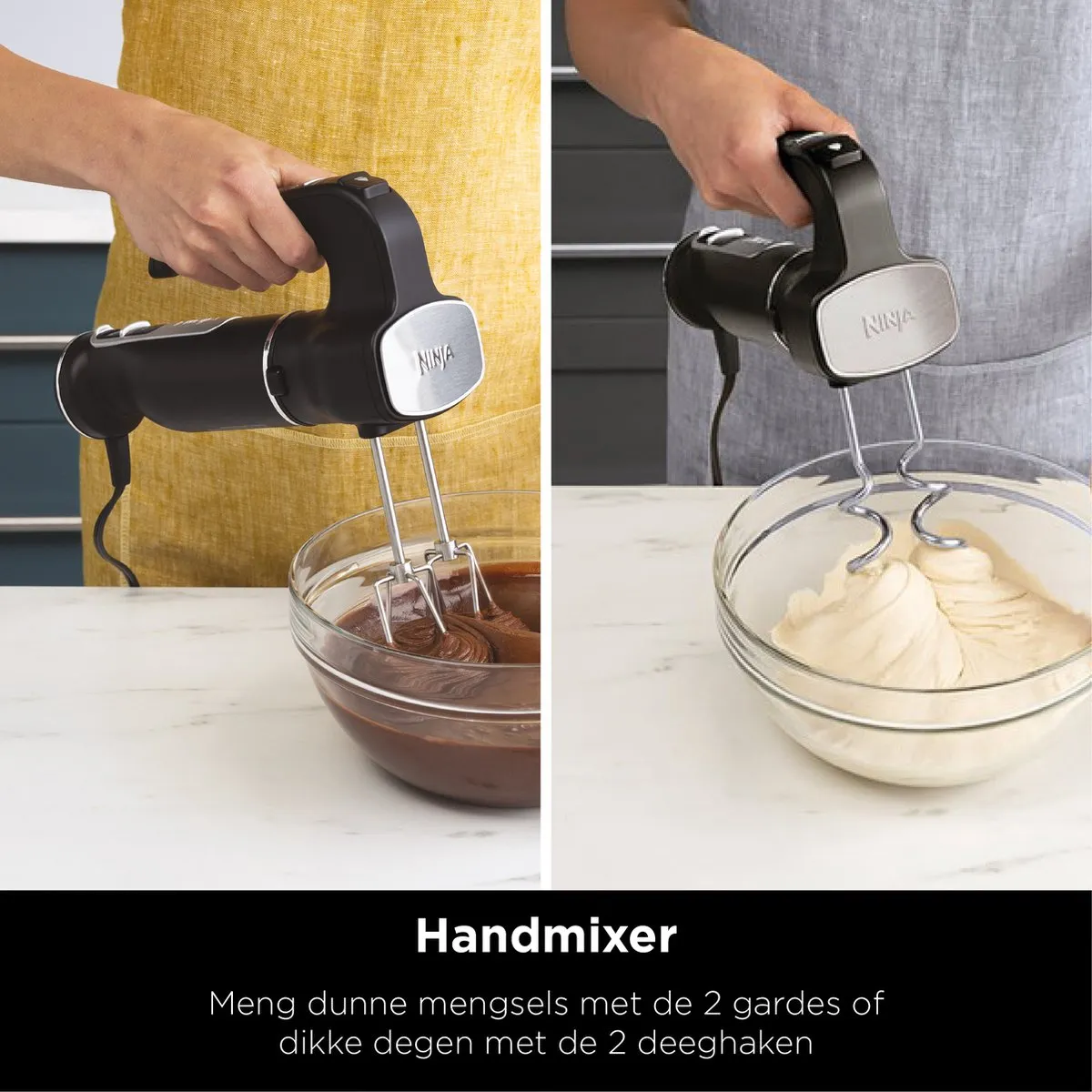 Ninja CI100EU 3-in-1 Mixer Set - 850W - 700ml - Zwart