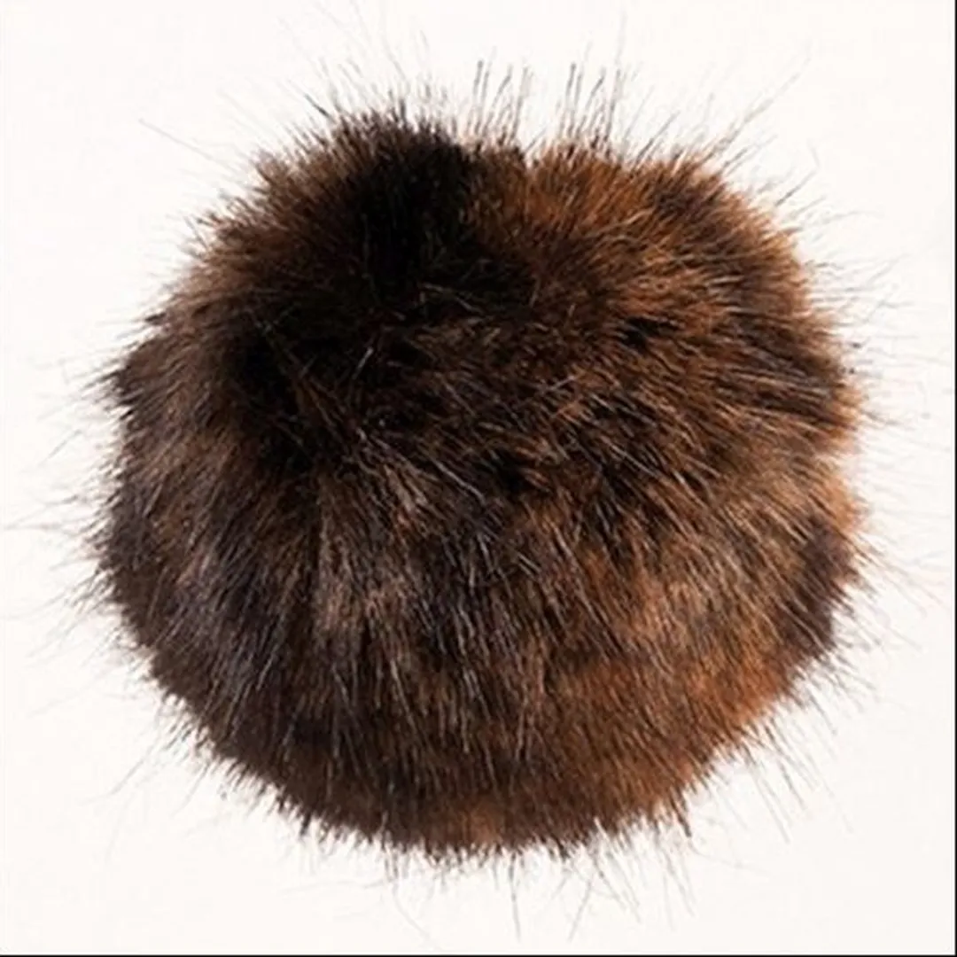 Rico Design Kunstbont Pompon Medium 10 Light Brown