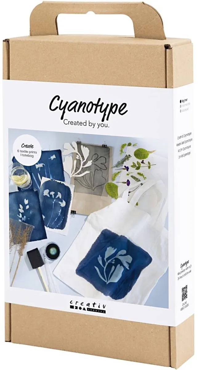 Creativ Company Cyanotypie Textielset - Blauw