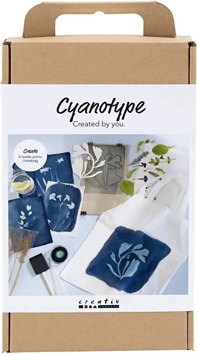 Creativ Company Cyanotypie Textielset