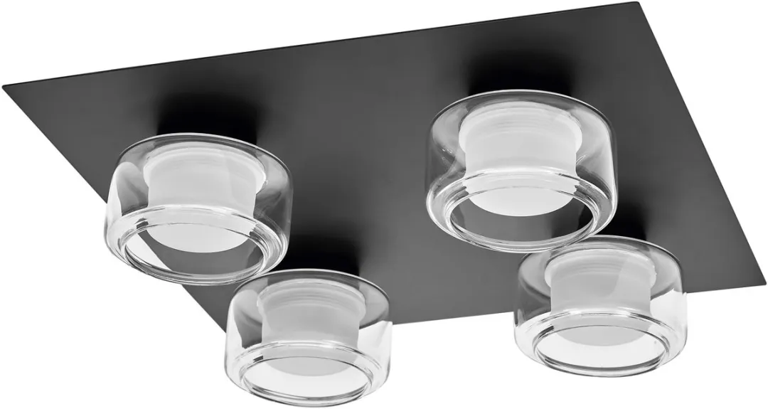 Osram Orbis Flame Wandlamp LED 22W 1400lm Zwart