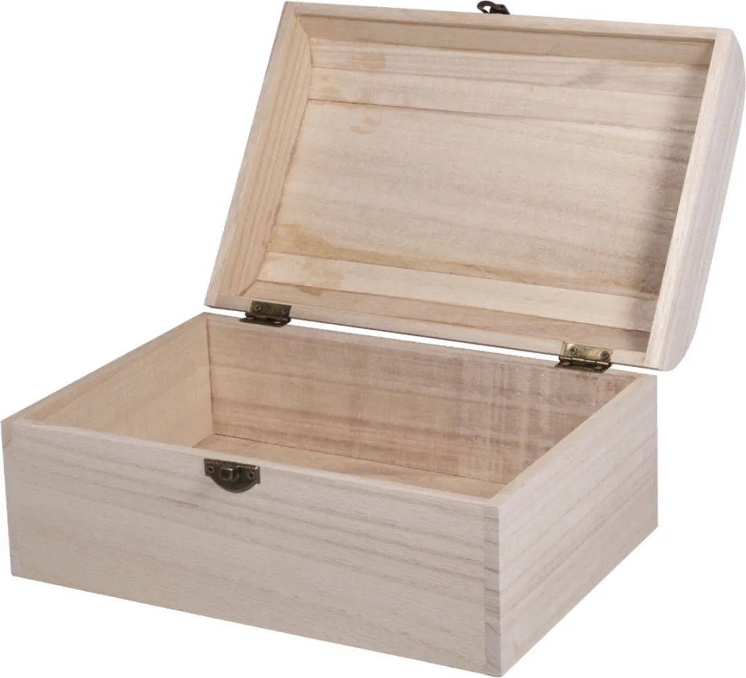 Rayher Houten Sieradenkistje Lichtbruin - 24x16x11cm