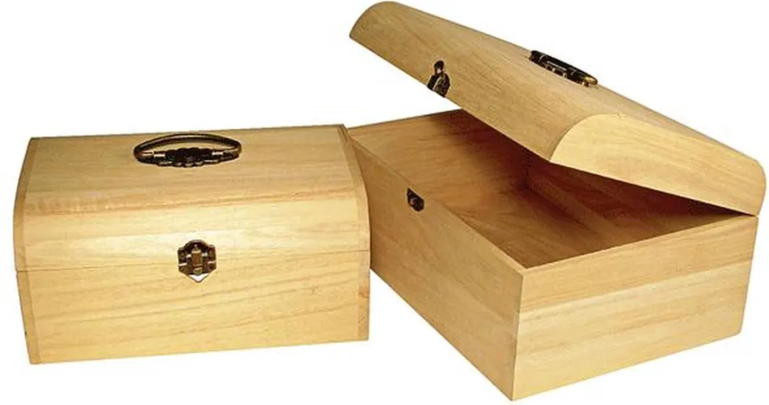 Rayher Houten Sieradenkistje Lichtbruin - 24x16x11cm