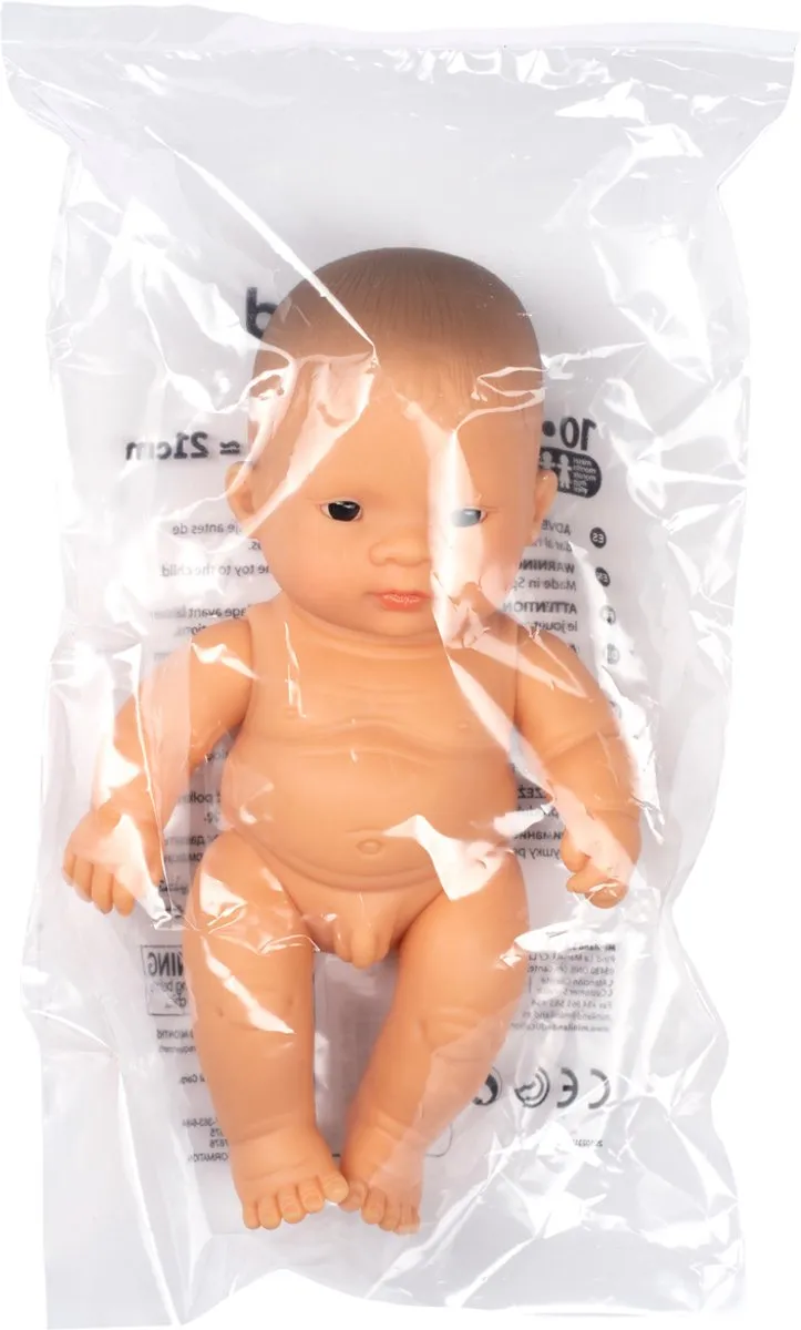 Miniland Babypop Aziatische jongen 21cm