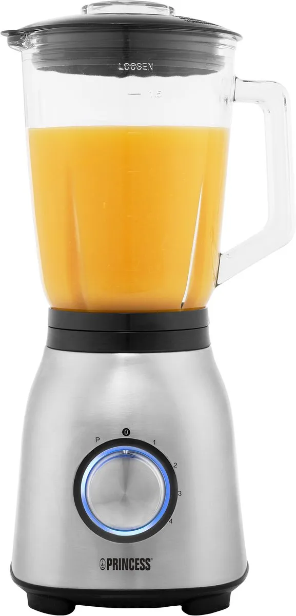 Princess Blender 1000W RVS - 4 Snelheden - 1,5L Glaskan - afbeelding 6 van 6