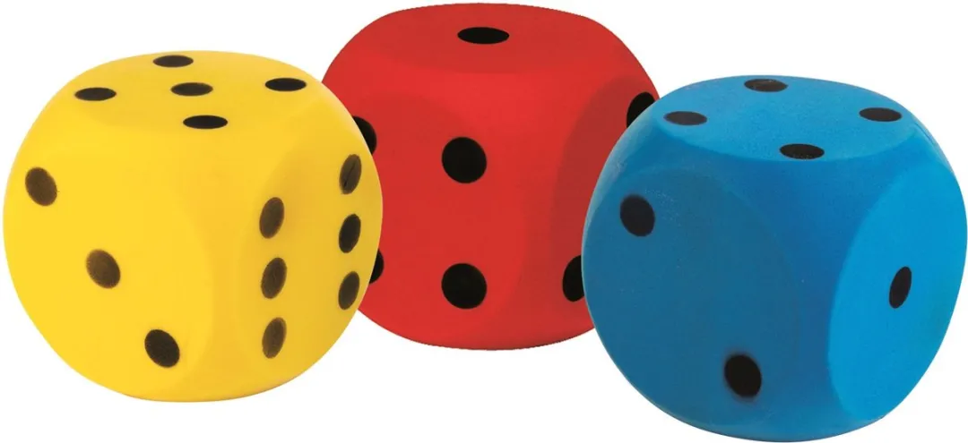 Eduplay Foam Dobbelsteen 16x16cm Multicolor