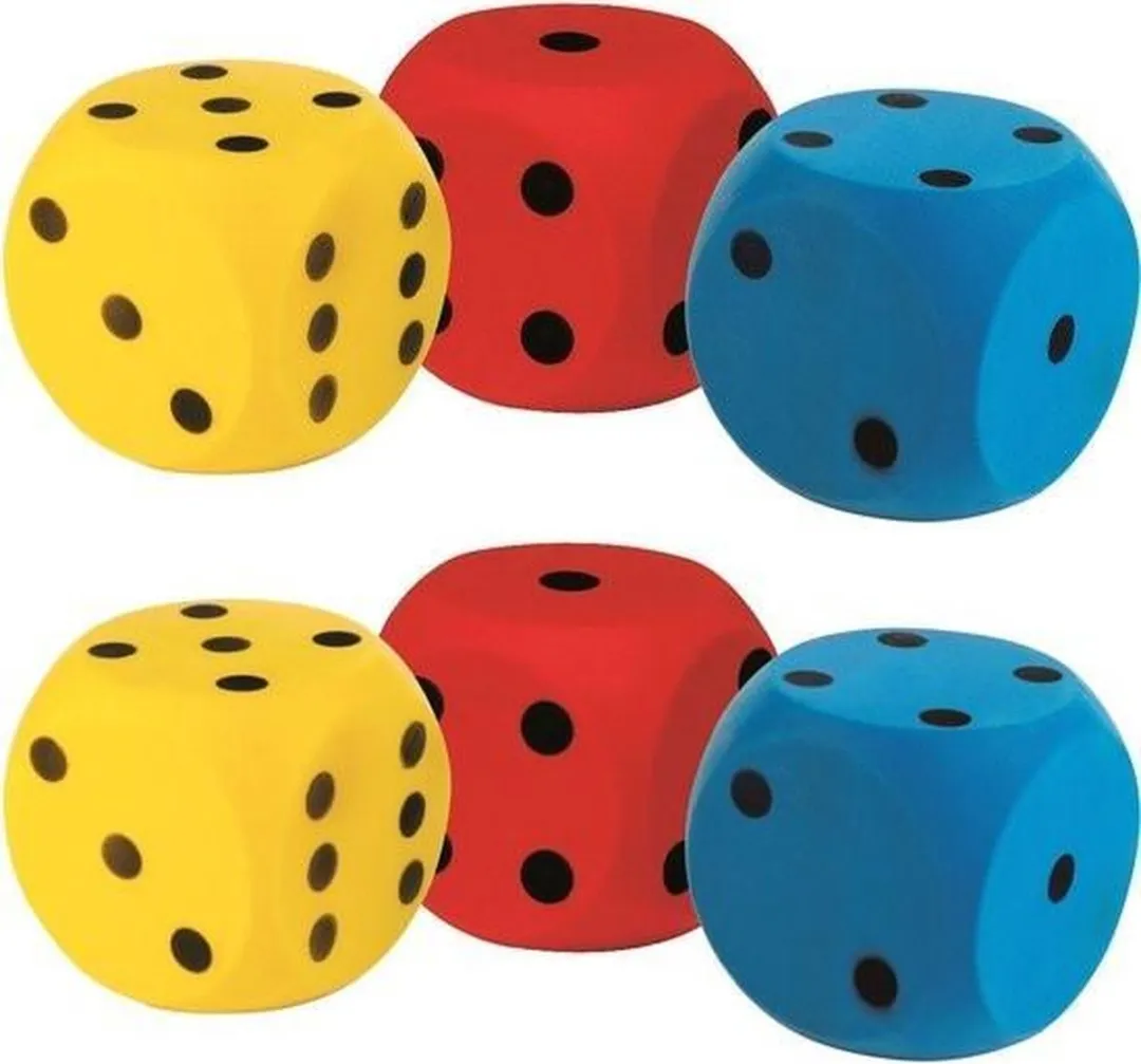 Eduplay Foam Dobbelsteen 16x16cm Multicolor