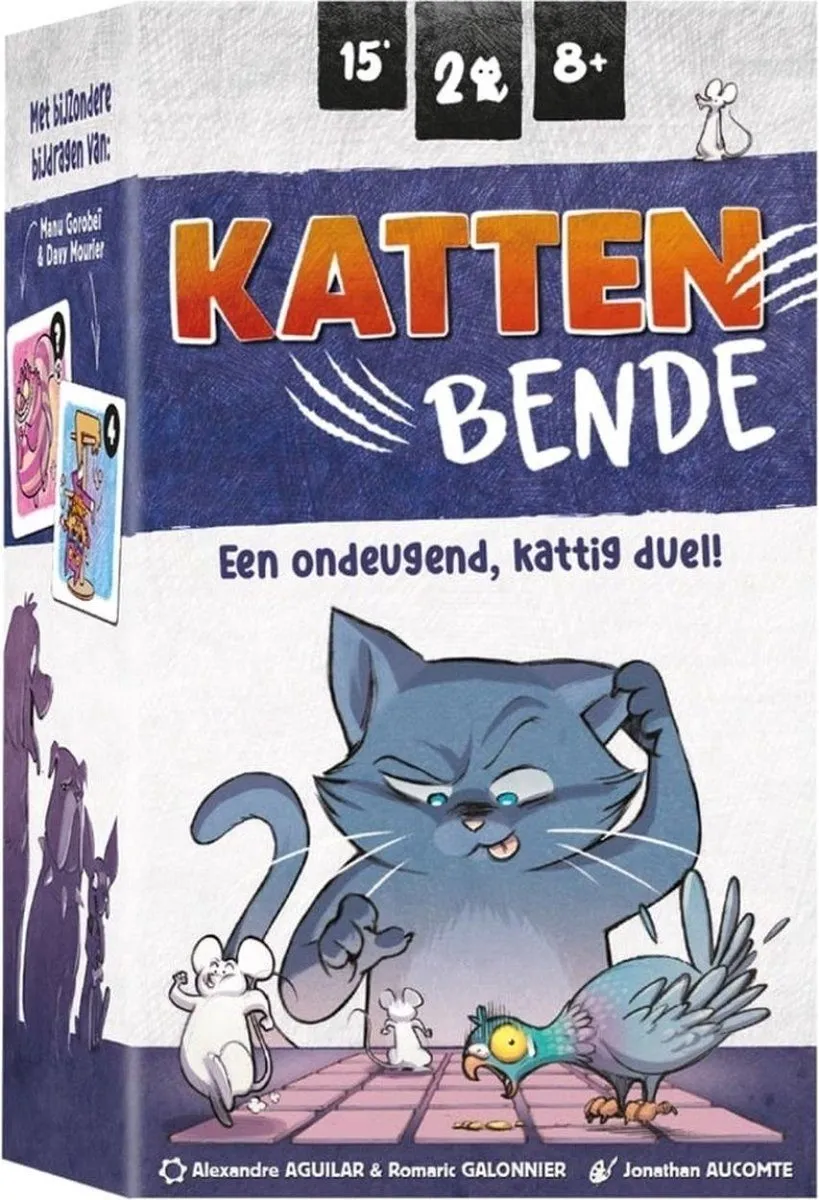White Goblin Games Kattenbende Tegellegspel - 2 Spelers - 15 Min