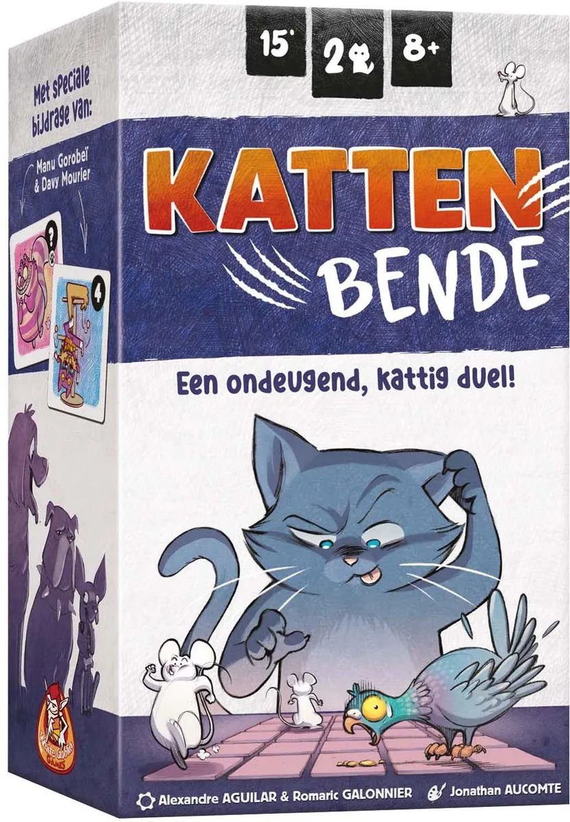 White Goblin Games Kattenbende Tegellegspel - 2 Spelers - 15 Min