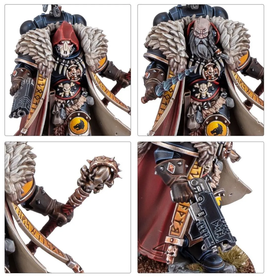 Warhammer 40K Space Wolves Wolf Priest 53-32