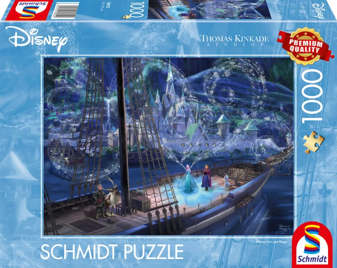 Schmidt Spiele Disney Frozen Liefde & Magie Puzzel 1000 Stuks