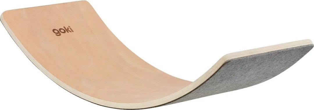 Goki WAVE Balanceerbord 84x29,5cm - Hout - 2+