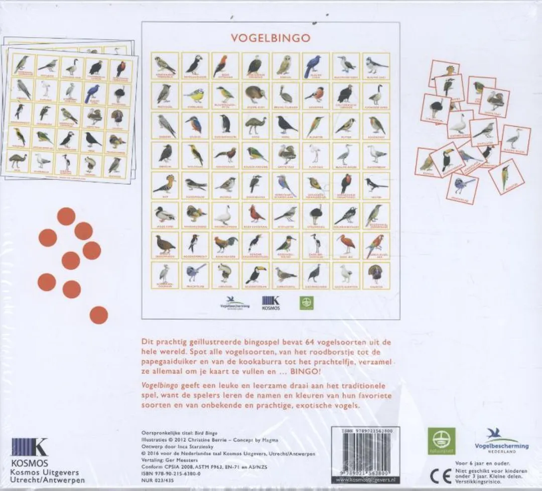 Kosmos Vogelbingo - 1 Speler