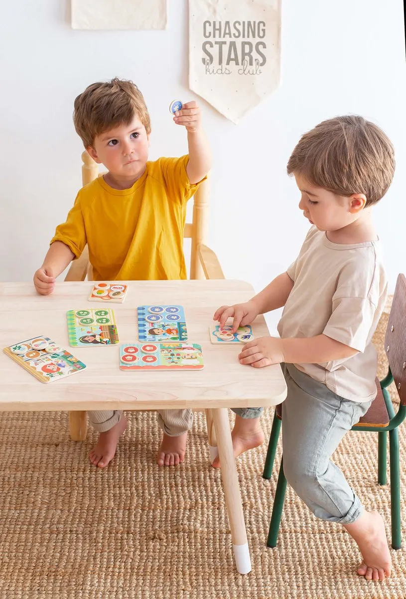 Apli Kids Geheugen Spel/Kwartet/Loto 18903 - 2-4 Spelers