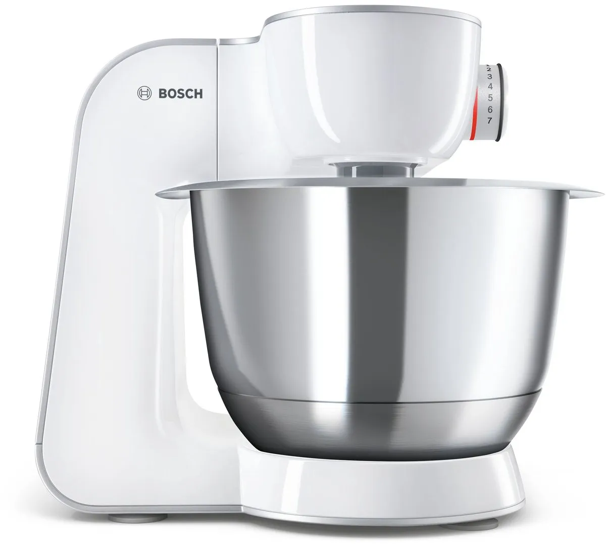 Bosch MUM58231 Keukenmachine 1000W - 7 Snelheden - 3,9L - Wit/Zilver
