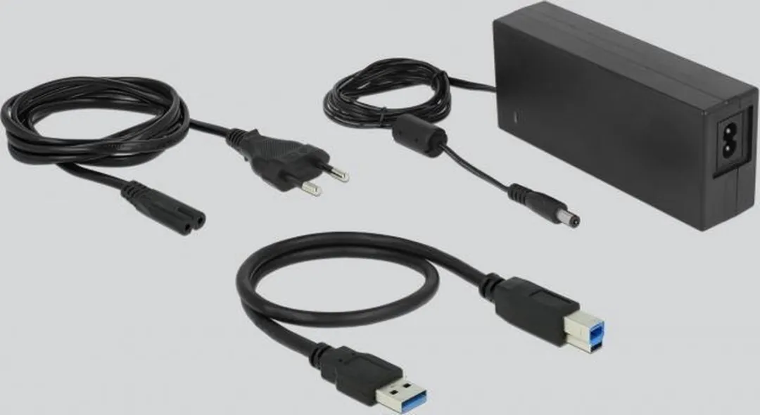Delock 64063 USB 3.0 Basisstation Opslagstations - Zwart - afbeelding 6 van 6