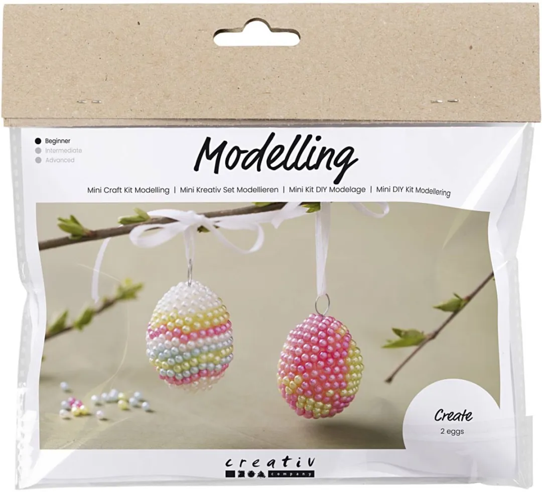 Creativ Company Mini Hobbyset Boetseren Ei Multicolor