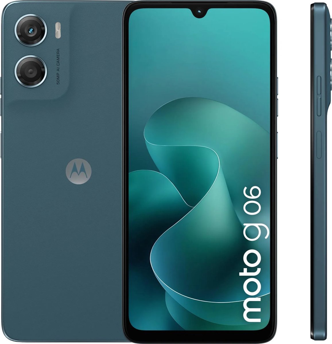 Motorola - Moto G06 - 256GB - Blauw