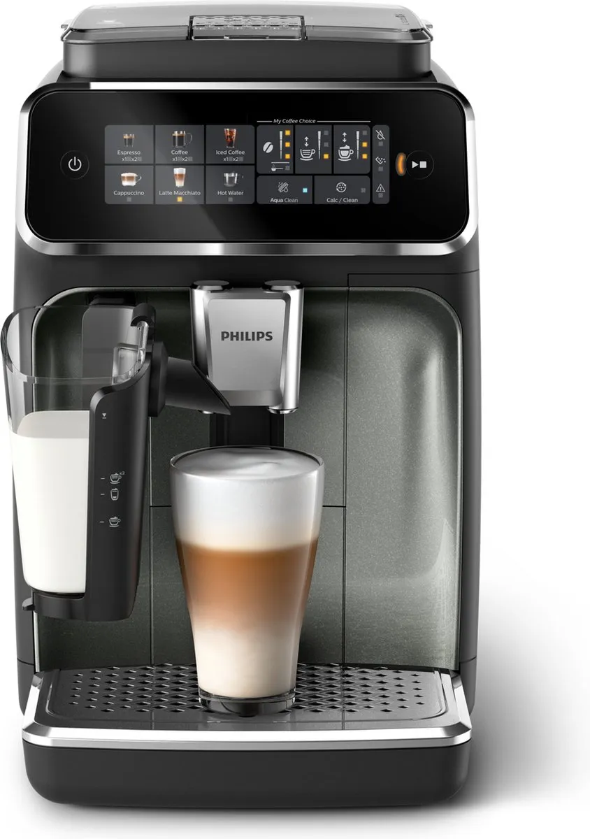 Philips 3300 Serie EP3349/70 Volautomatische Espressomachine - Zwart & Zilver - afbeelding 6 van 6