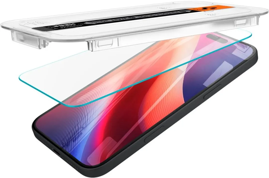 Spigen iPhone 15 Screenprotector AGL06903 - 2 Stuks
