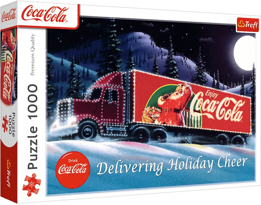 Trefl Kerst Caravan Coca-Cola Puzzel 1000 Stuks
