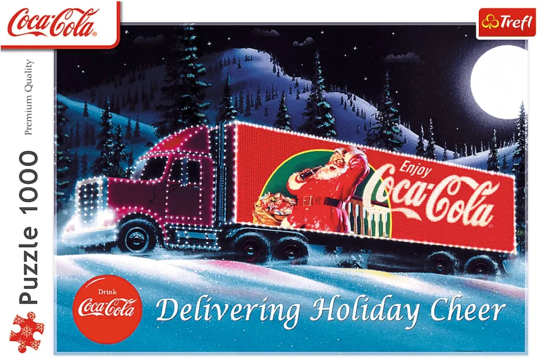 Trefl Kerst Caravan Coca-Cola Puzzel 1000 Stuks