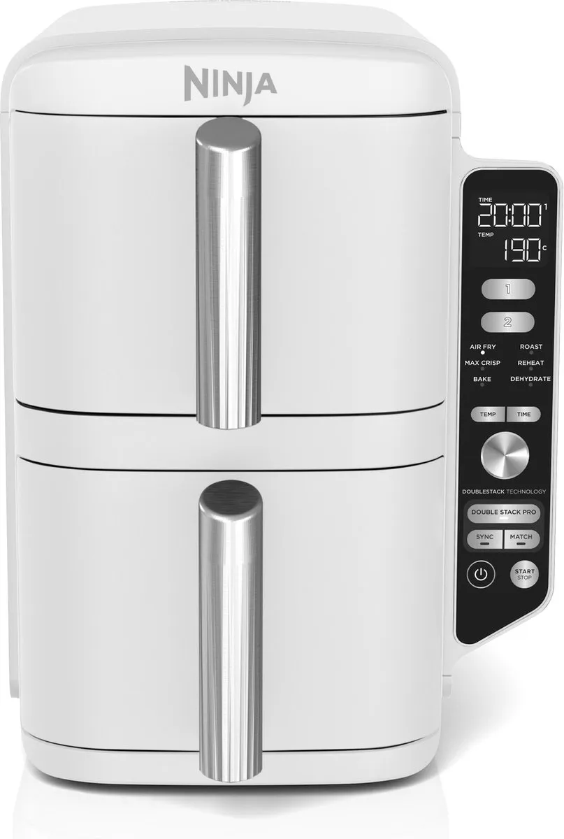 Ninja Double Stack Airfryer XXL SL400EUWH - 9.5L - Wit