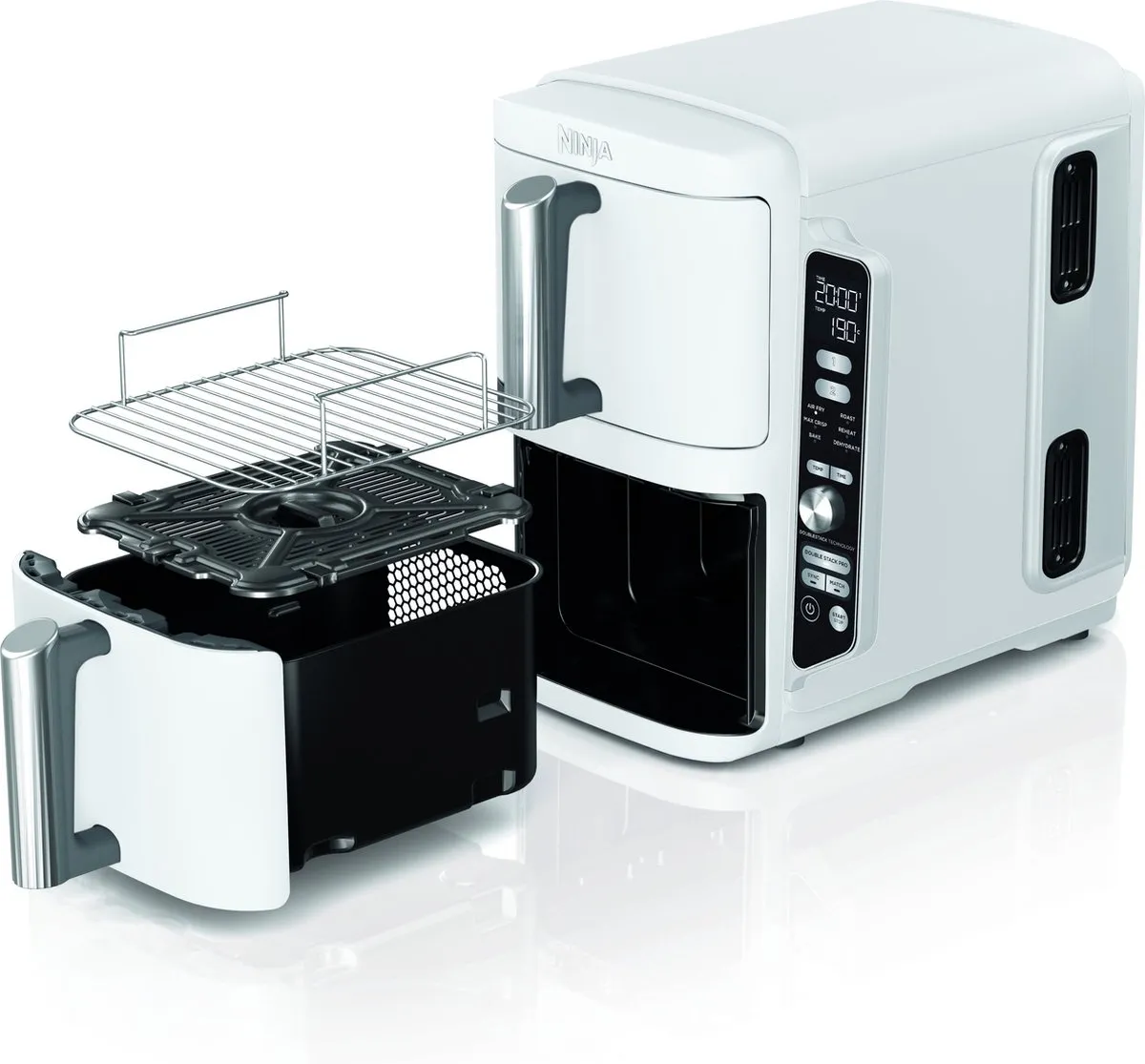Ninja Double Stack Airfryer XXL SL400EUWH - 9.5L - Wit