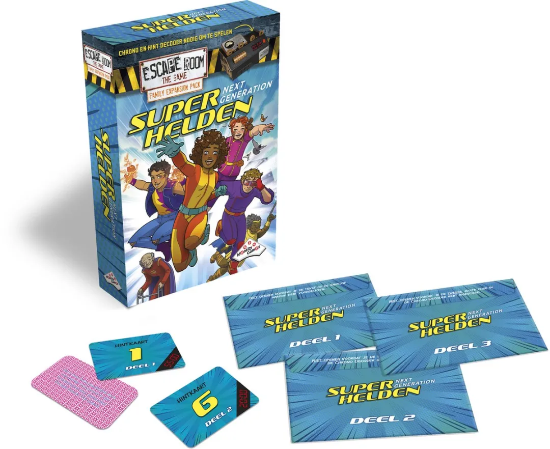 Escape Room The Game familie uitbreiding: Superhelden