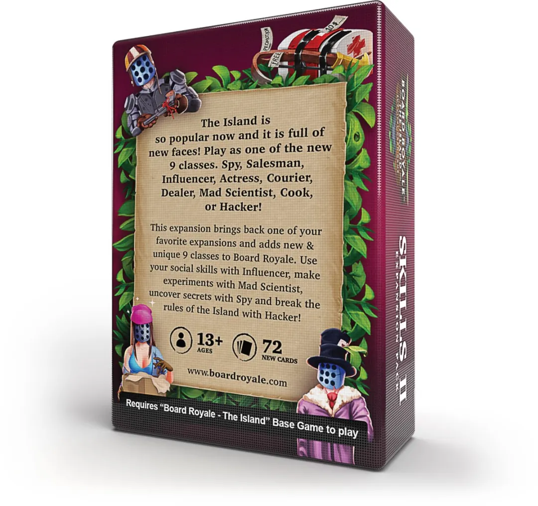 Board Royale: The Island Skills 2 Expansion - Uitbreiding - Engelstalig