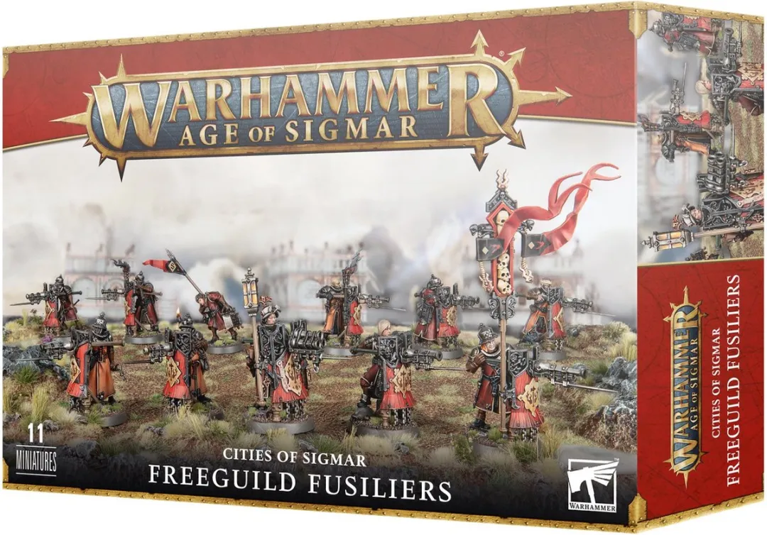 Games Workshop Warhammer Age of Sigmar Cities of Sigmar Freeguild Fusiliers 86-19