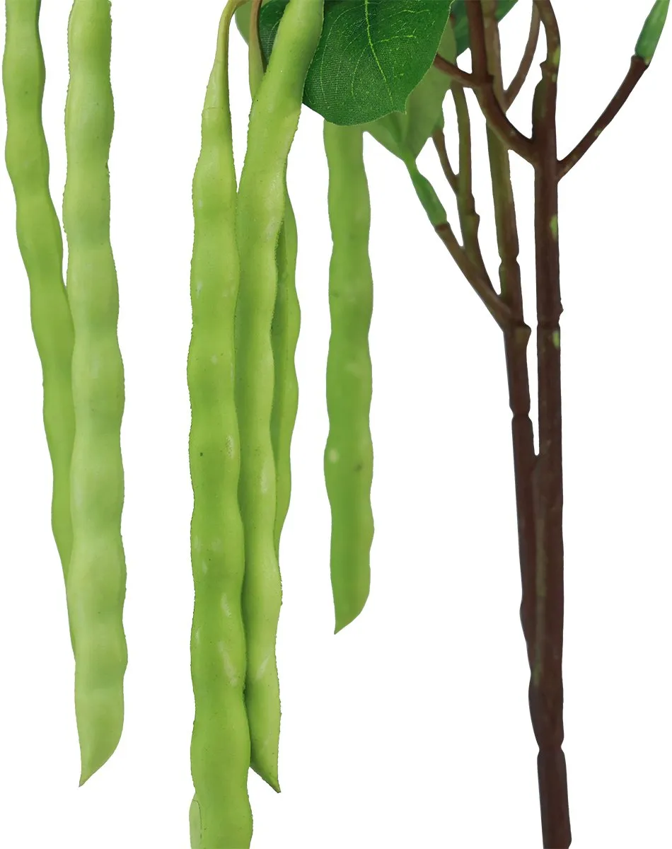 Kaemingk Kunstplant Groene Bonentak 68cm